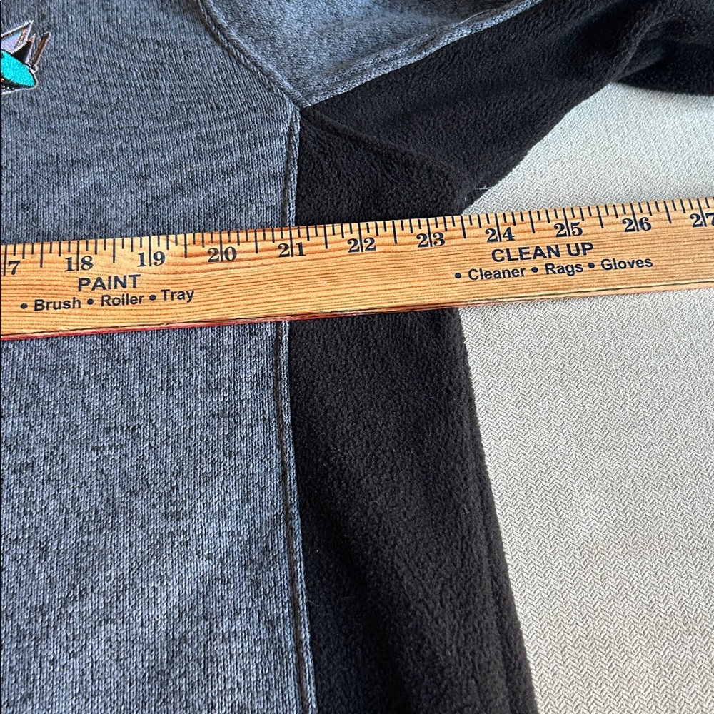 NHL Team Sweater/Jacket Full Zip San Jose Sharks Fleece Embroidered Logo Men’s L - Picture 7 of 8